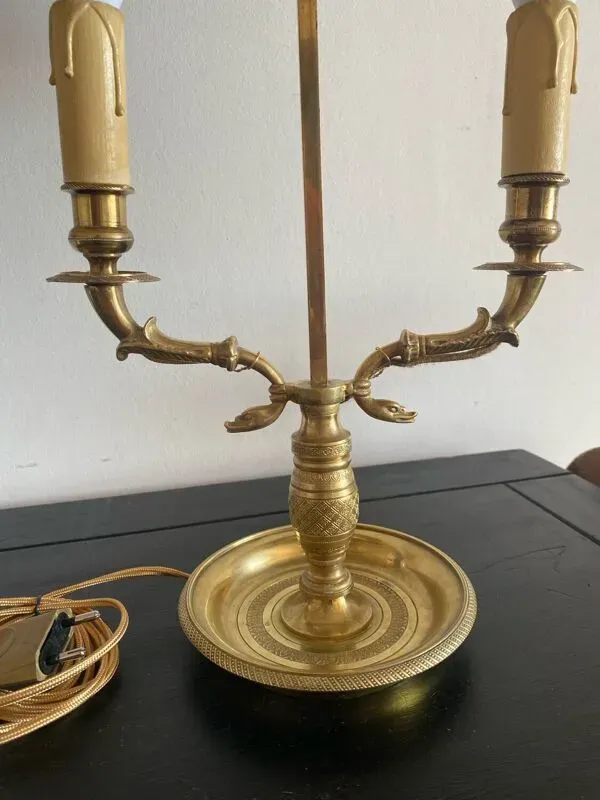 Illustration numéro 4 du produit Lampe bouillotte 2 feux style empirique