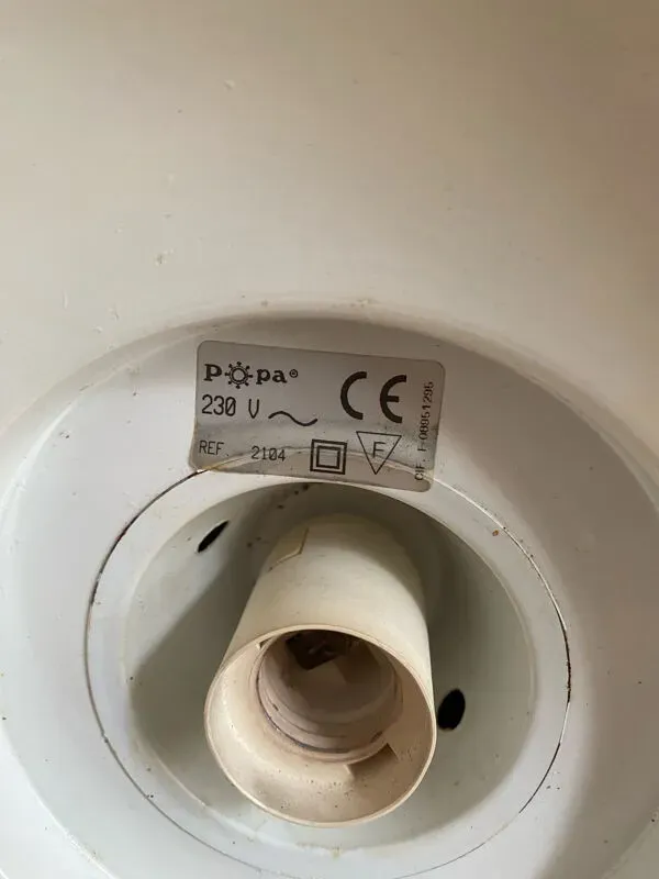 Illustration numéro 4 du produit Suspension industrielle en métal et laiton