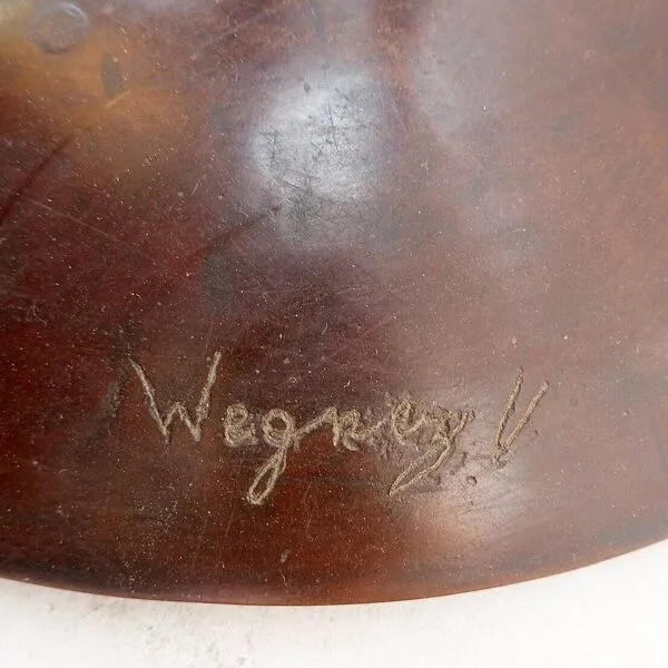 Illustration numéro 4 du produit Table console sculpturale en bronze et verre de Vincent Wegnez - Belgique 20e siècle