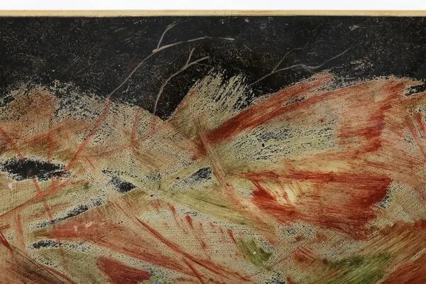 Illustration numéro 4 du produit Table basse peinte vintage belge par De Coene Frères, années 1950.