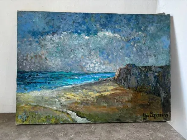 Illustration numéro 4 du produit Paysage de bord de mer signé