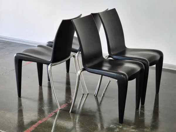 Illustration numéro 4 du produit Chaise vintage Louis 20 par Philippe Starck pour Vitra, années 1990, ensemble de 4