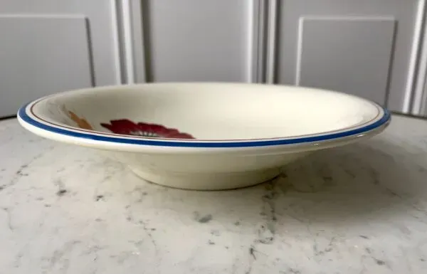 Illustration numéro 4 du produit Plat creux faïencerie d'Onnaing modèle Messidor années 30-40