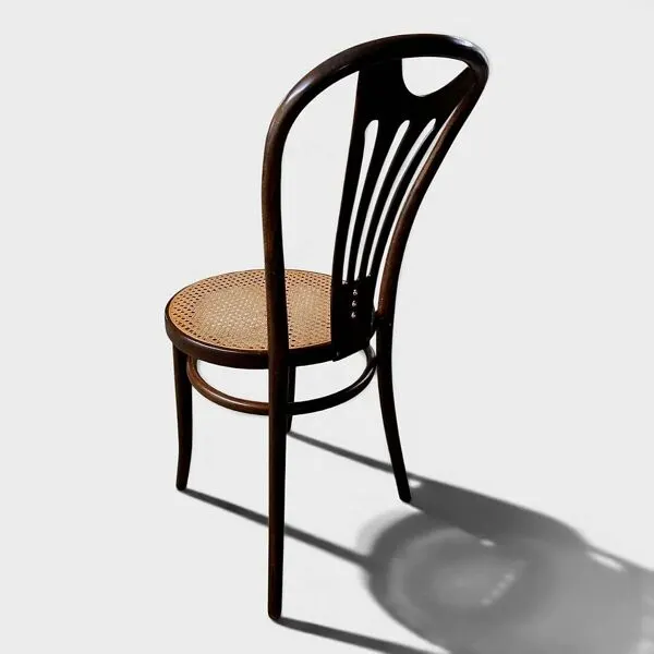 Illustration numéro 4 du produit Chaise bistrot en bois courbé et cannage — ZPM Radomsko