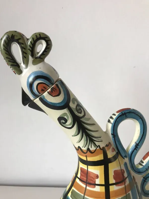 Illustration numéro 4 du produit Bouteille céramique zoomorphe, Kéraluc, Georges Allier, années 50