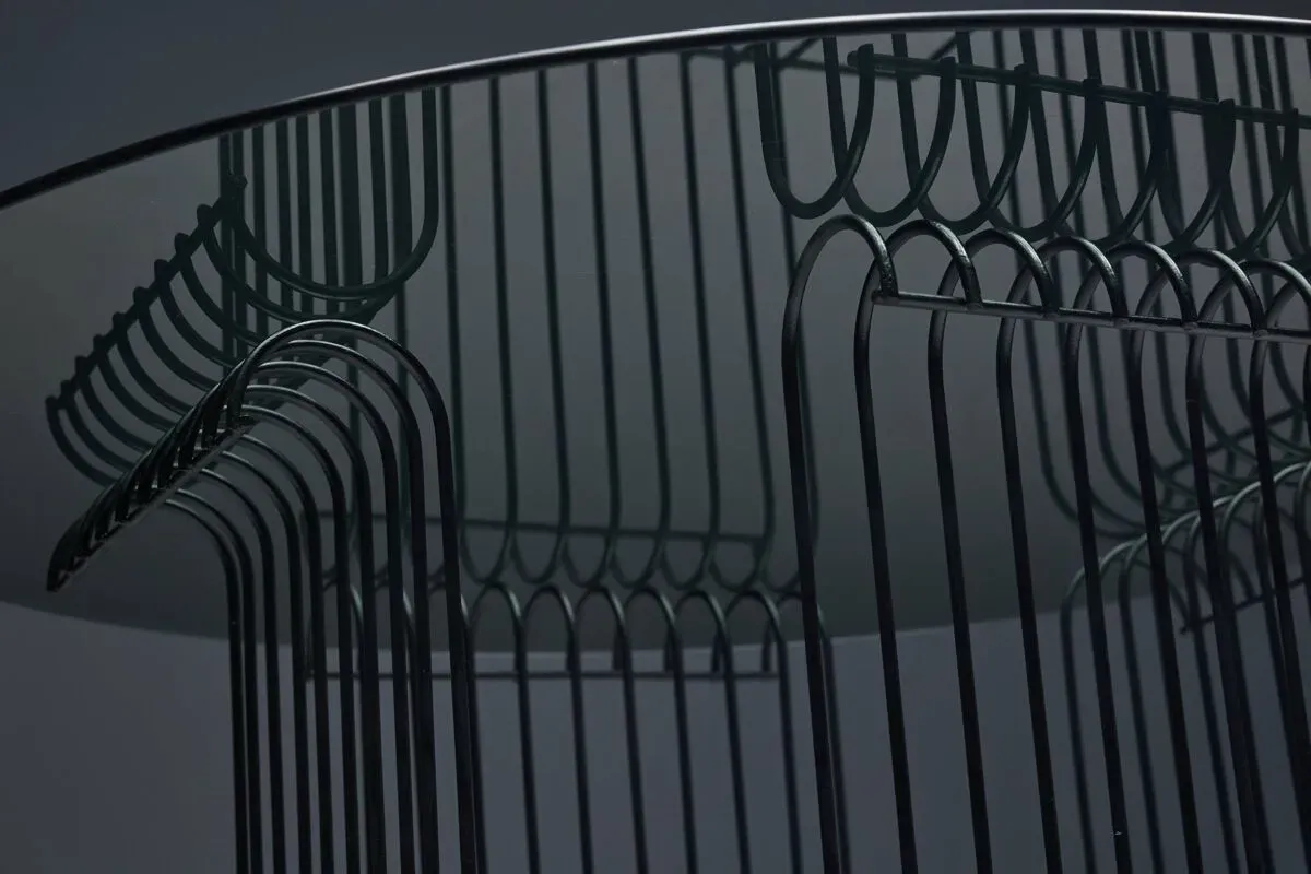 Illustration numéro 4 du produit Salon de jardin moderniste en fil métallique, France, années 1970