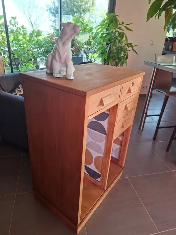 Illustration numéro 4 du produit Meuble de métier comptoir coiffeur