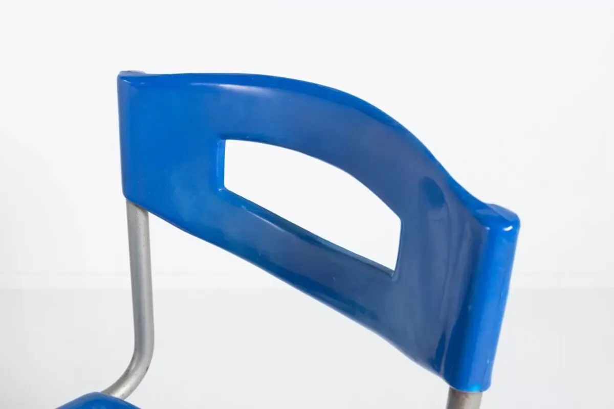 Illustration numéro 4 du produit Tabouret industriel vintage