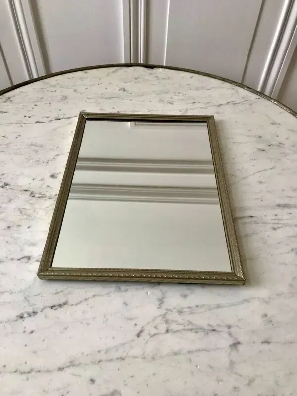 Illustration numéro 4 du produit miroir en acier chromé années 40-50