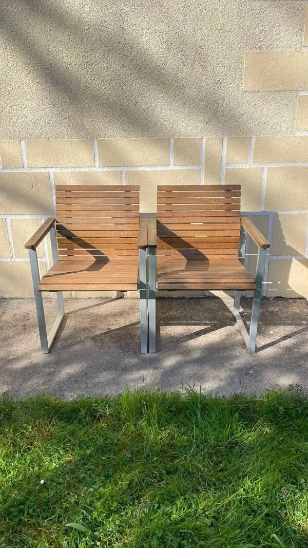 Illustration numéro 4 du produit Paire de fauteuils esprit Karin Mobring Ikea