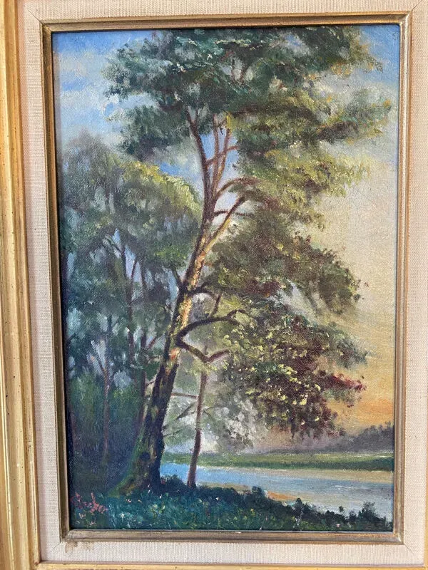 Illustration numéro 4 du produit École française paysage d’arbre