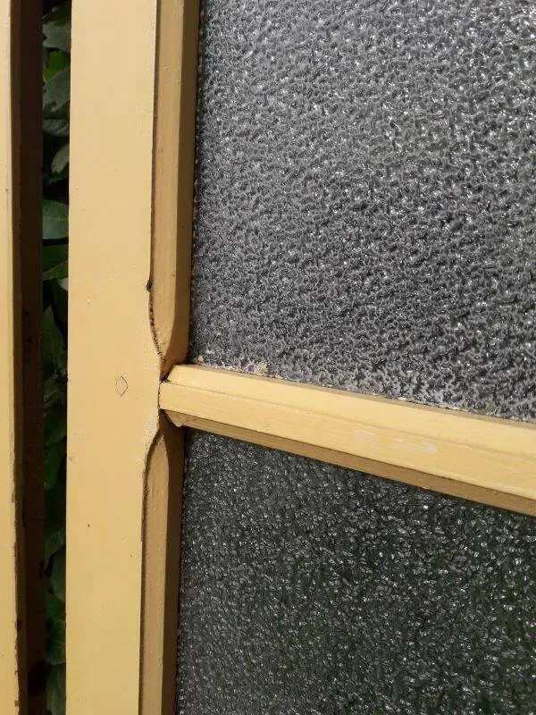 Illustration numéro 4 du produit Paire de portes coulissantes vitrées anciennes