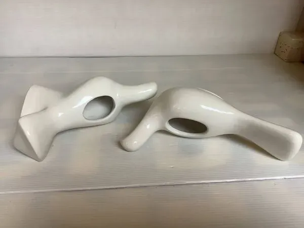 Illustration numéro 4 du produit Paire d’oiseaux cache pot Bassano