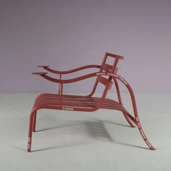 Illustration numéro 4 du produit Fauteuil de penseur par Jasper Morrison pour Cappellini, Italie 1980