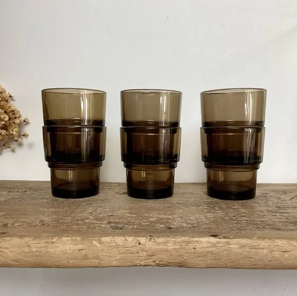 Illustration numéro 4 du produit 6 verres fumés vereco vintage