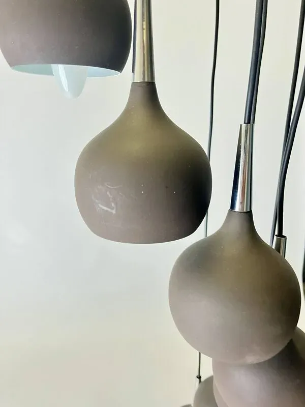 Illustration numéro 4 du produit Suspension vintage Hans-Agne Jakobsson Dome pour AB Markaryd, 1970 Swe
