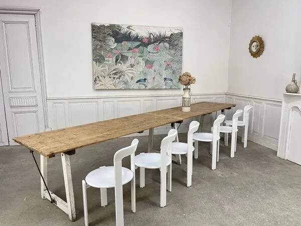 Illustration numéro 4 du produit Grande table de guinguette années 1940