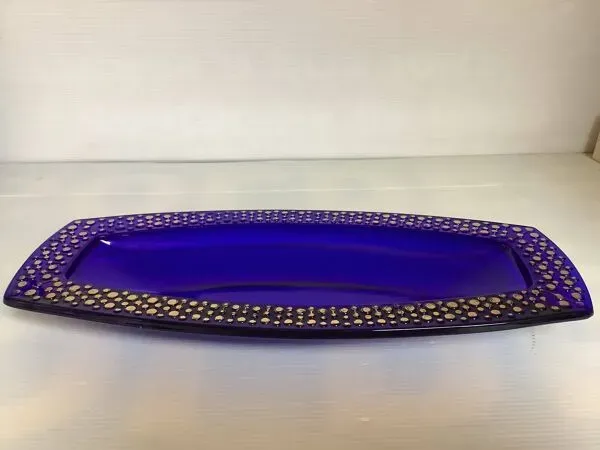 Illustration numéro 4 du produit Grand vide poche bleu cobalt