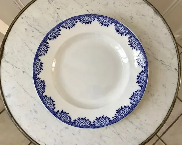 Illustration numéro 4 du produit Plat rond DIgoin Sarreguemines Casino modèle ''Capri'' années 50-60