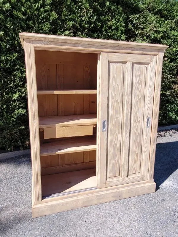 Illustration numéro 4 du produit Meuble de métier comptoir buffet bahut enfilade bois brut