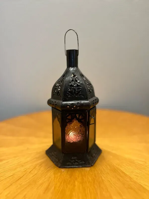 Illustration numéro 4 du produit Photophore vintage style lanterne marocaine