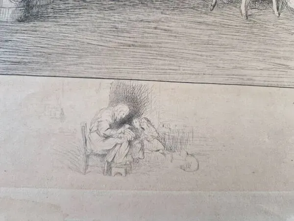 Illustration numéro 4 du produit Gravure à l'eau forte, Omer Désiré Bouchery (1882-1962)