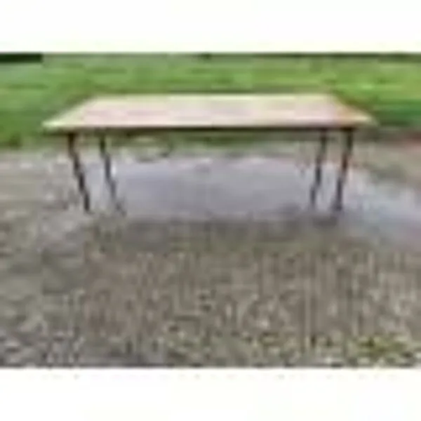 Illustration numéro 4 du produit Table Industrielle Fer et Bois