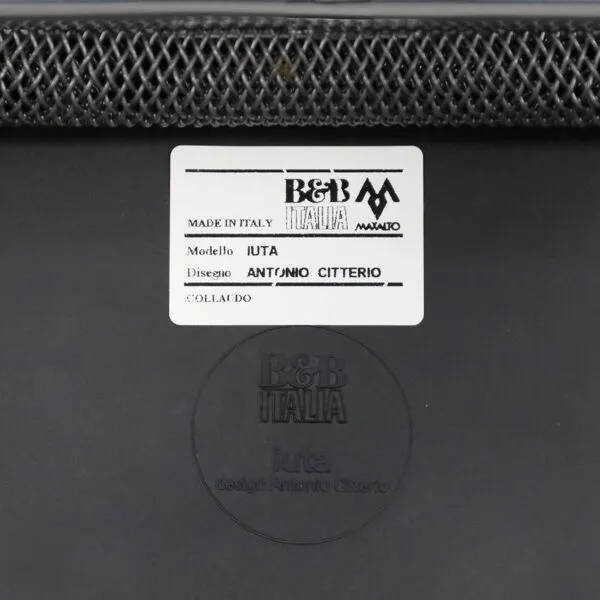 Illustration numéro 4 du produit Chaise pivotante Iuta par Antonio Citterio pour B&B Italia, 2000