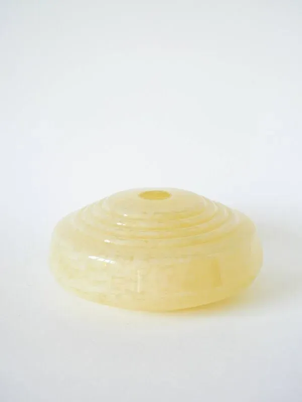 Illustration numéro 4 du produit Suspension en verre Clichy jaune, 1930