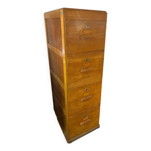 Illustration numéro 4 du produit meuble de métier en chêne massif 1950