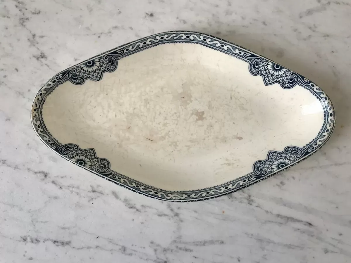 Illustration numéro 4 du produit Ravier Terre de Fer Salins modèle Jumièges fin XIXème