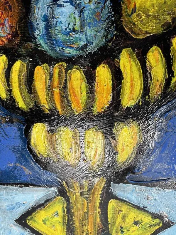 Illustration numéro 4 du produit Tableau Simon Keitel Nature morte dlg de Chagall France 2000