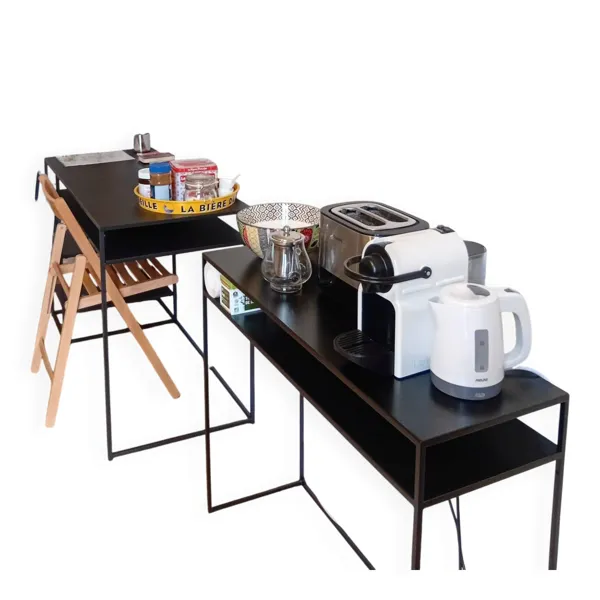 Illustration numéro 4 du produit Bureau en métal acier finition epoxy