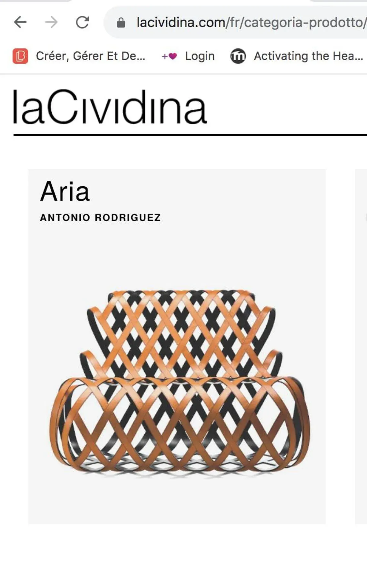 Illustration numéro 4 du produit Fauteuil design réelle pièce d'art