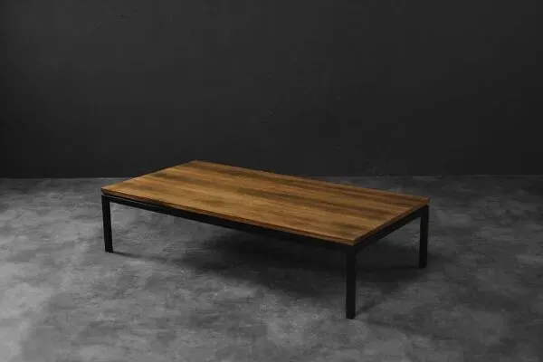 Illustration numéro 4 du produit Vintage Mid-Century Danish Modern Brown Teak Low Coffee Table, 1960s