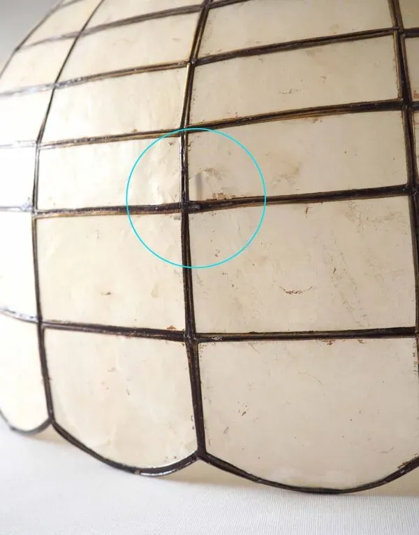 Illustration numéro 4 du produit Suspension nacre Mica géante