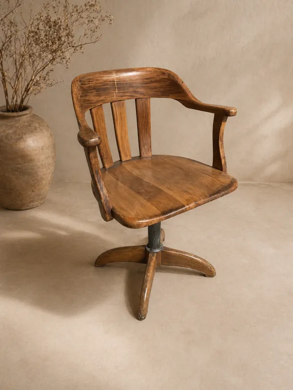 Illustration numéro 4 du produit Fauteuil américain noyer 1930