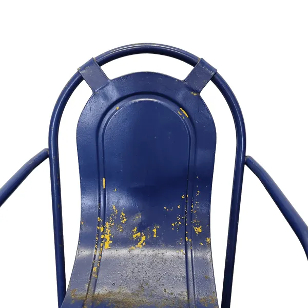 Illustration numéro 4 du produit Chaise Stak A Bye Harry Sebel vintage bleue, années 1950