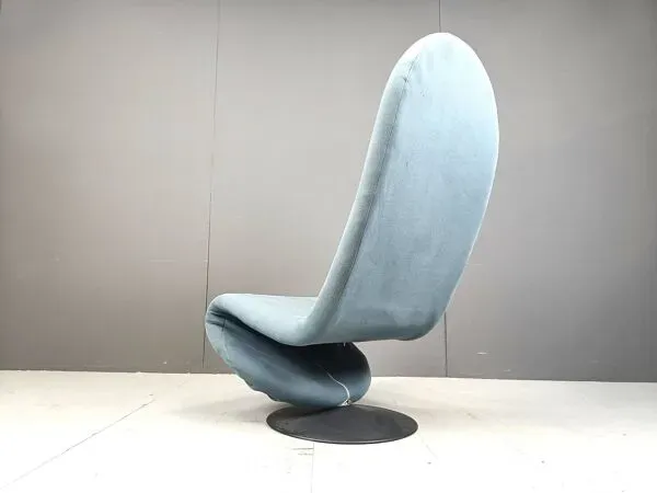Illustration numéro 4 du produit Chaise à dossier haut 1-2-3 pour Fritz Hansen par Verner Panton pour Fritz Hansen, années 1970