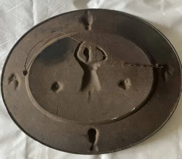 Illustration numéro 4 du produit Plaque décorative en fonte début 20°siècle.