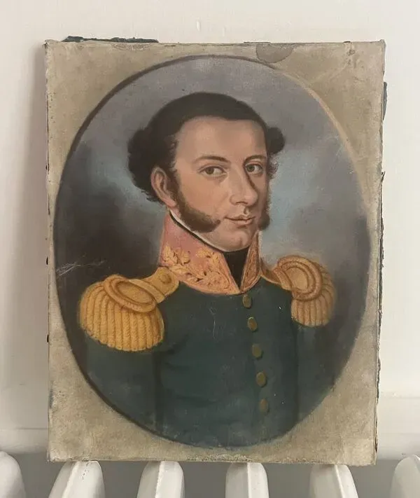 Illustration numéro 4 du produit Portrait d’officier - École Allemande, vers 1820