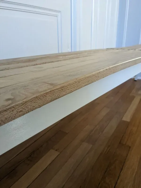 Illustration numéro 4 du produit Grand banc d'école vintage