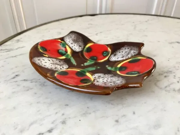 Illustration numéro 4 du produit Vide poche en céramique poët laval années 70