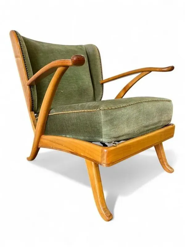 Illustration numéro 4 du produit Fauteuil vintage / fauteuil une place / fauteuil club knoll antimott