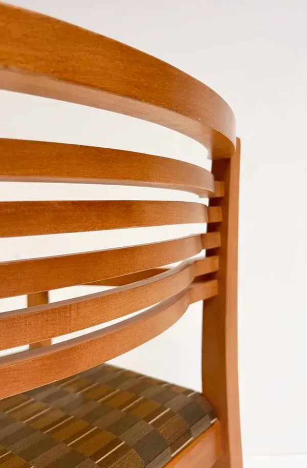 Illustration numéro 4 du produit Ensemble de 4 chaises Riccio par Ricchio pour Knoll, années 1980.