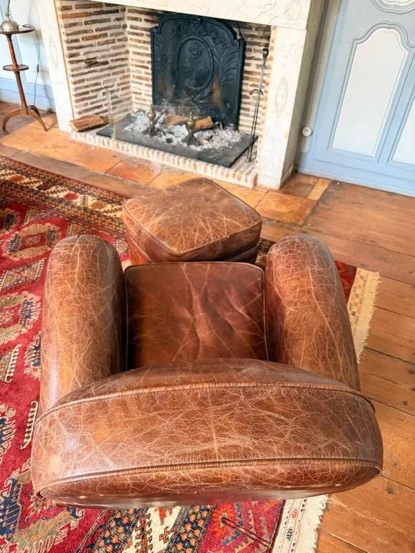 Illustration numéro 4 du produit Fauteuil club +repose pied