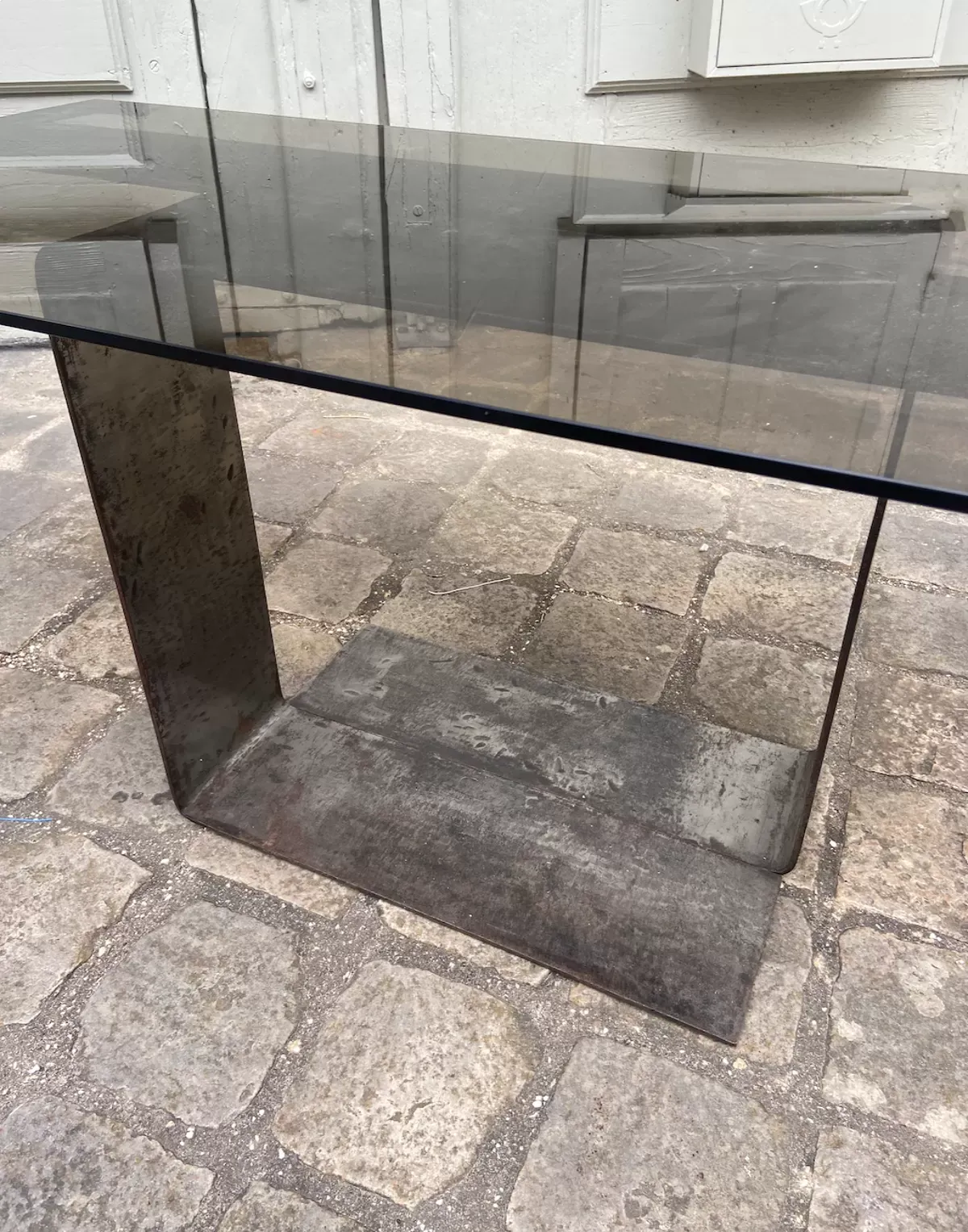 Illustration numéro 4 du produit Table basse italienne artisanale 1970