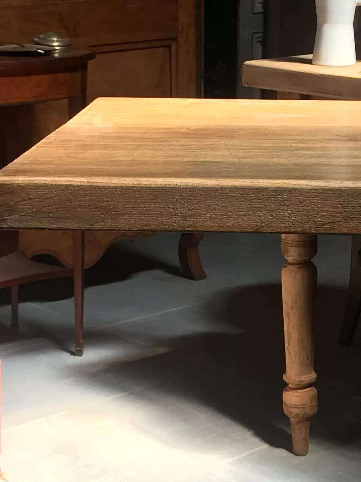 Illustration numéro 4 du produit Console industrielle chene et acier