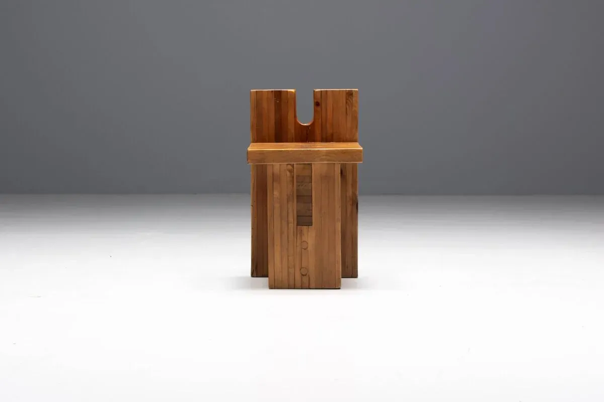 Illustration numéro 4 du produit Tabourets sesc par lina bo bardi pour sesc pompeia, brésil, 1970s