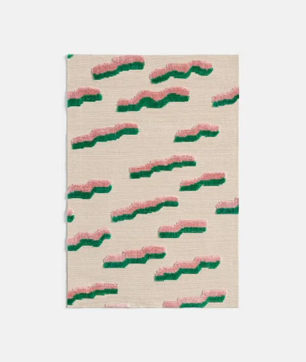 Illustration numéro 4 du produit Chaise coquille type 1020 en jacquard velours motif tigre, Europe, 1960s